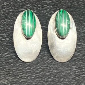 Vintage Ella Peter’s Inlay Earrings